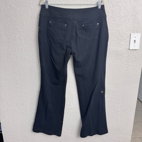 Vintage Bisou Bisou Women’s Y2K Millennial Black Flate Pants Size M - Picture 7 of 10